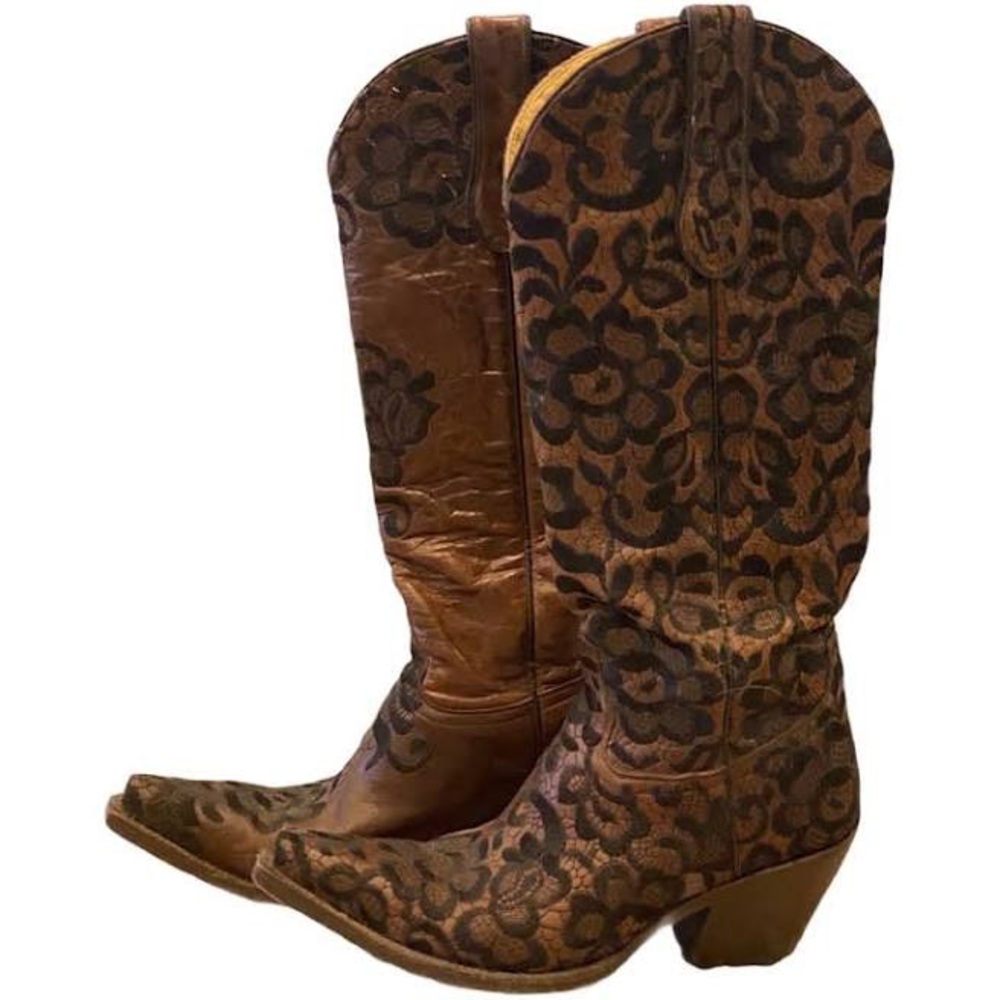 Corral Black Lace Boots